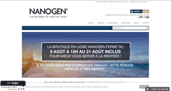 Desktop Screenshot of nanogen-france.com